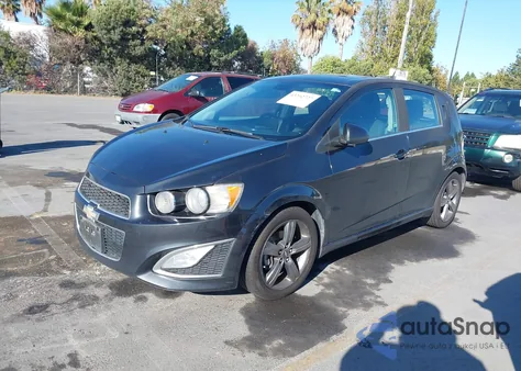 2013 Chevrolet Sonic Rs Auto z USA, uszkodzony, nr VIN 1G1JG6SBXD4133244